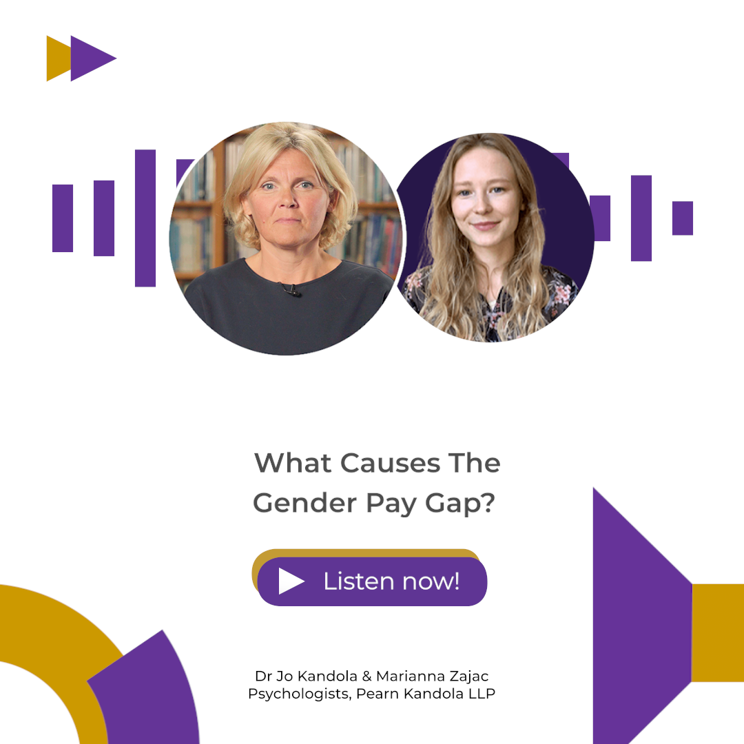 gender pay day: what causes the gender pay gap podcast promo image
