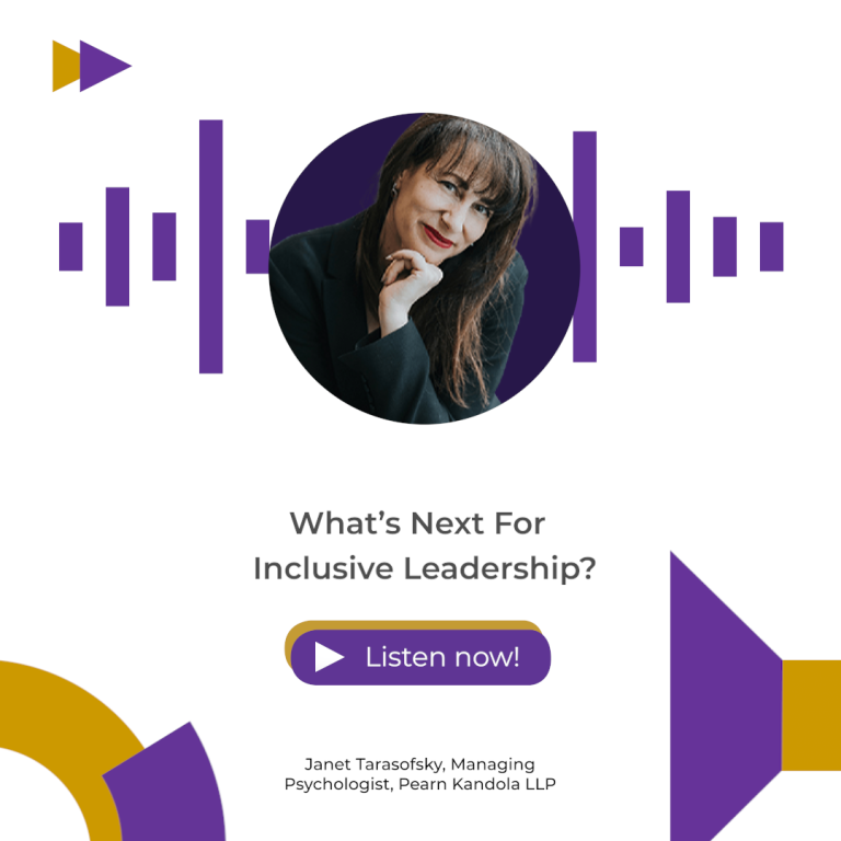What's next for inclusive leadership? Podcast promotional image