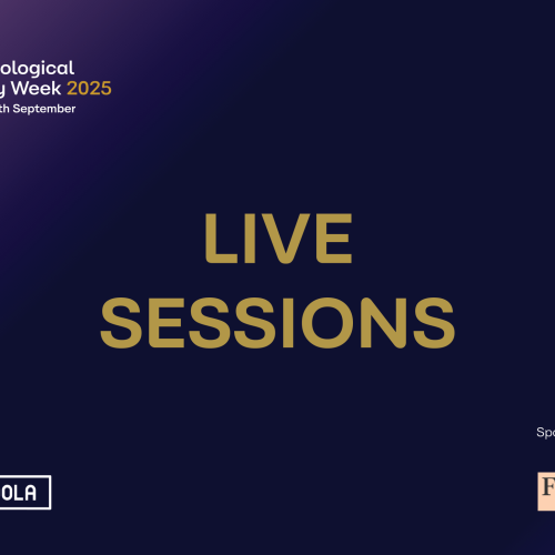 Image showing the psychological safety week, pearn kandola and financial times logos with the heading 'Live Sessions'